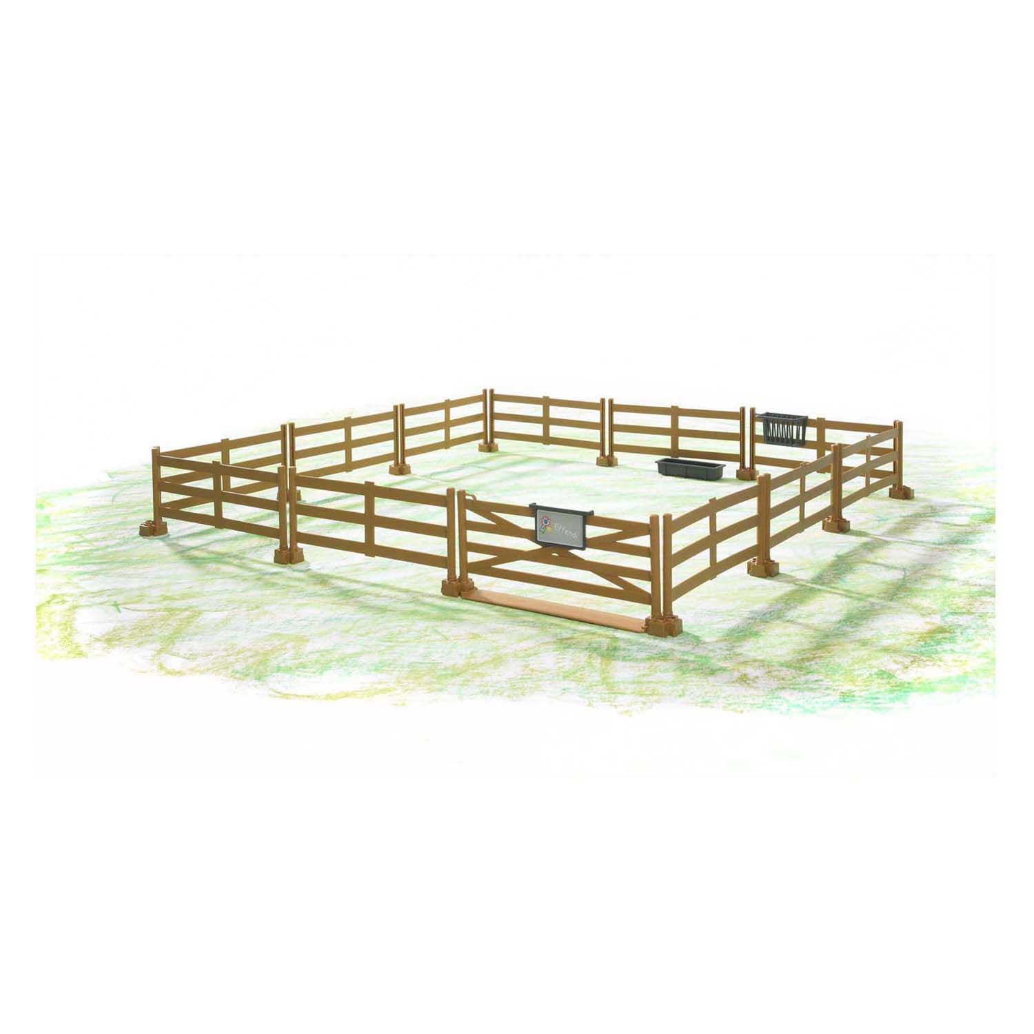 Clôture d'accessoires Bruder Bworld marron - 53,5 x 17,5 cm