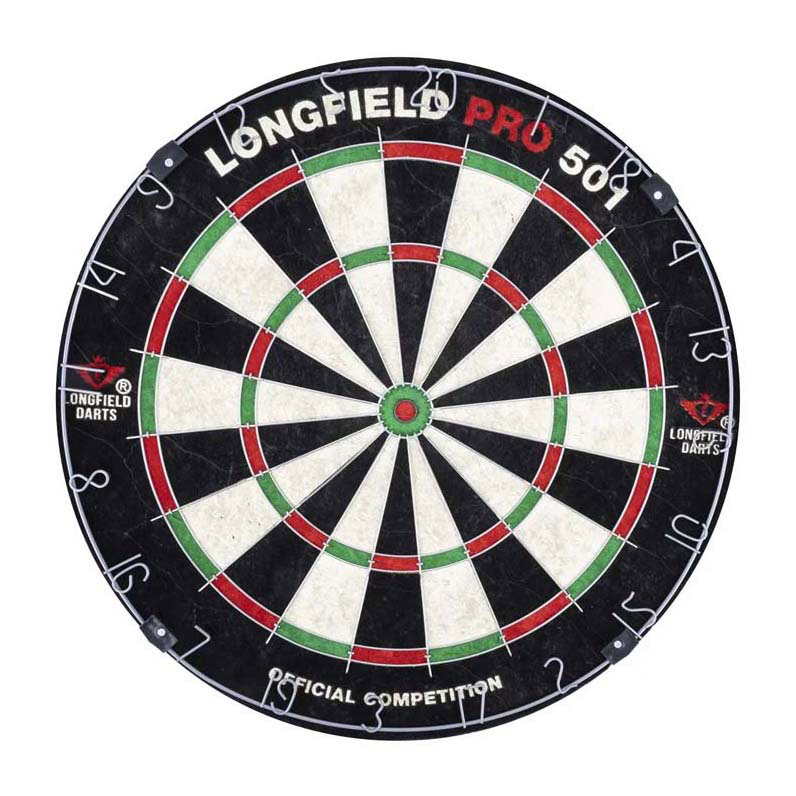 Holzgehäuse mit Sisal Dartboard inkl. Dartset