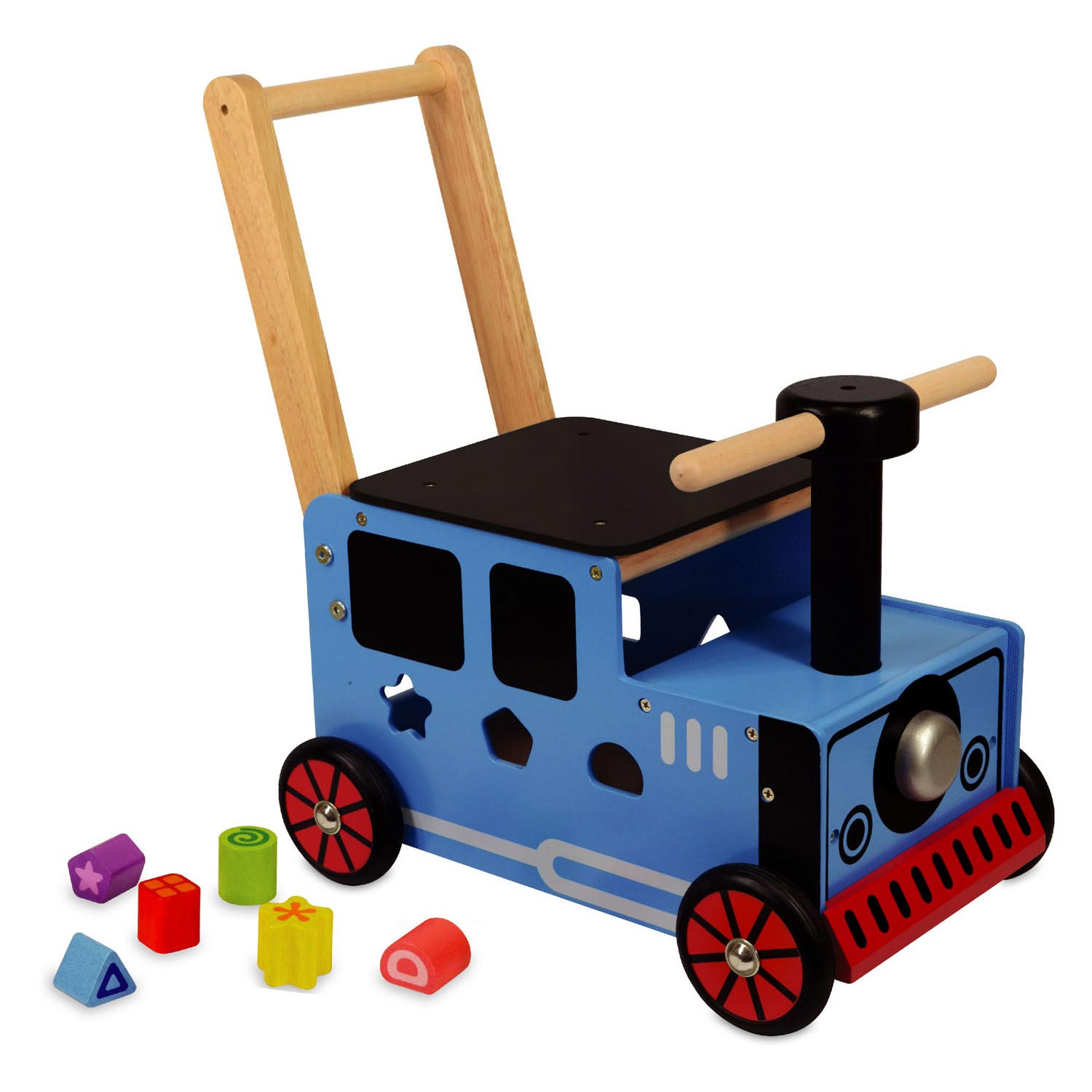 Ich bin Spielzeug-Walking und Push-Car-Eisenbahn