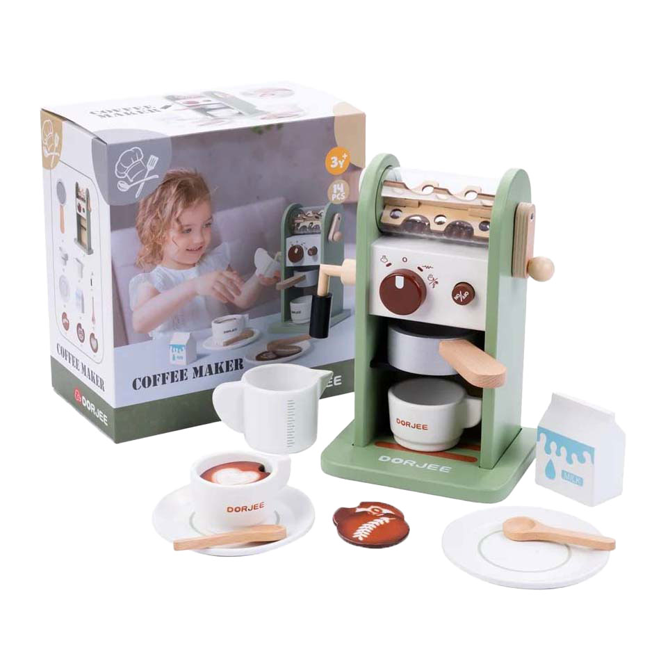 Houten Koffiezetapparaat, 14dlg