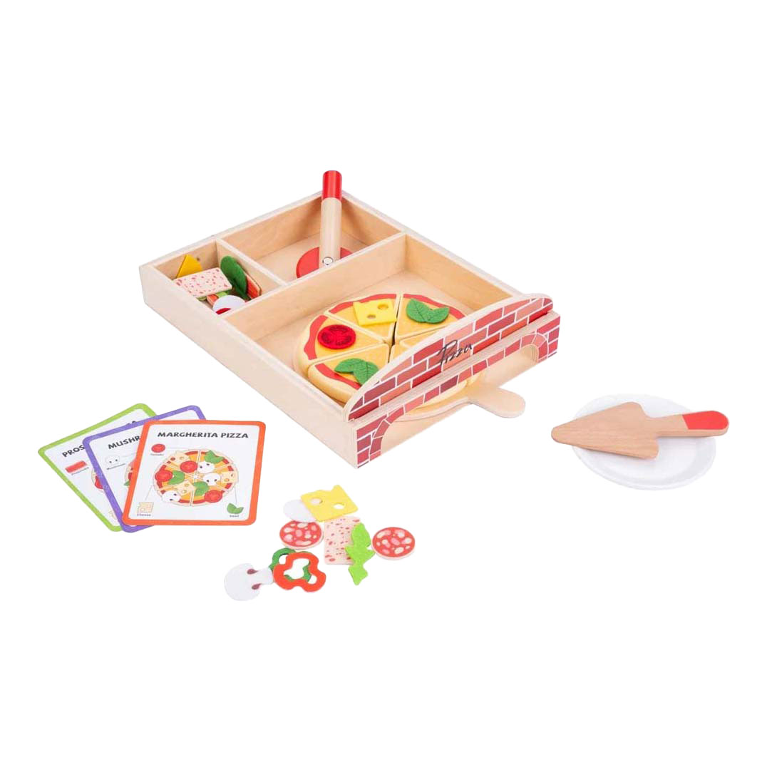 Houten Gourmet Pizza Set, 20dlg
