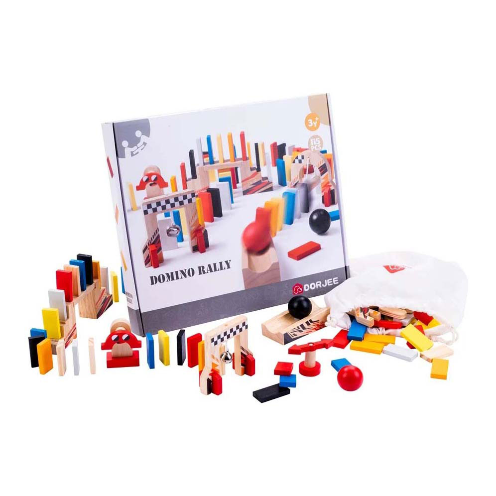 Houten Dominostenen, 115st.