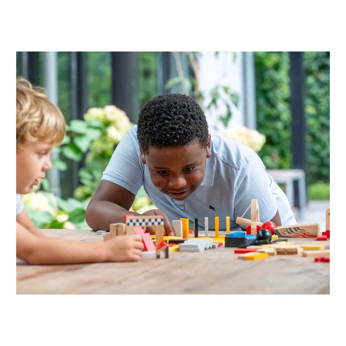 Houten Dominostenen, 115st.