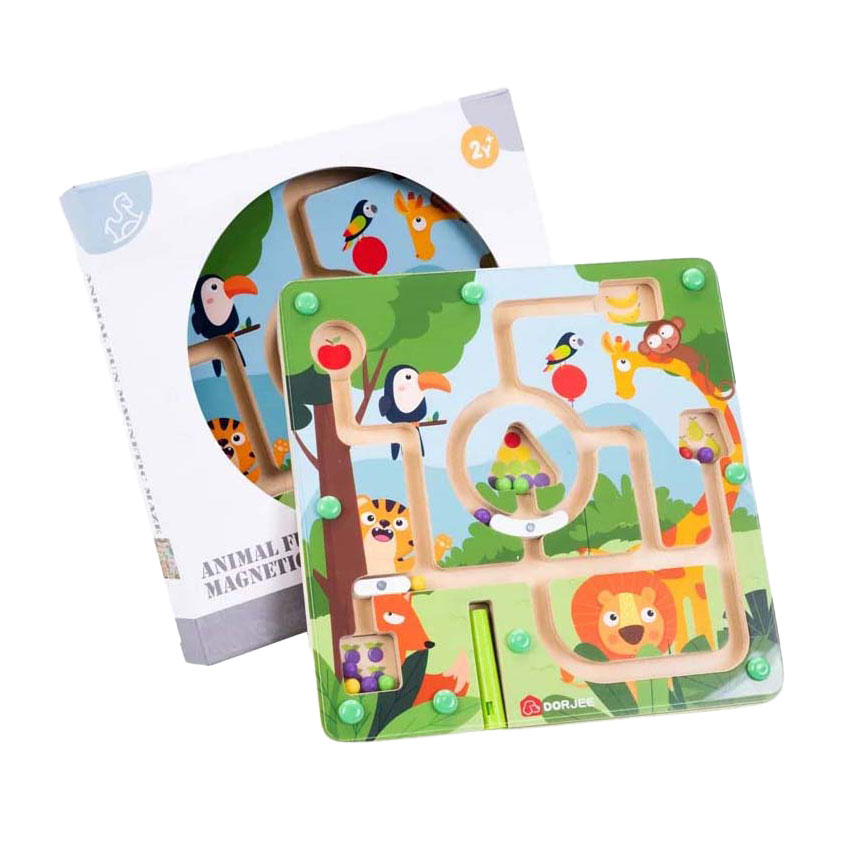 Magnetisch Labyrinth Dieren - 22x22cm