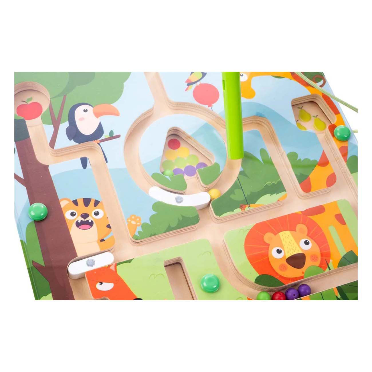 Magnetisch Labyrinth Dieren - 22x22cm