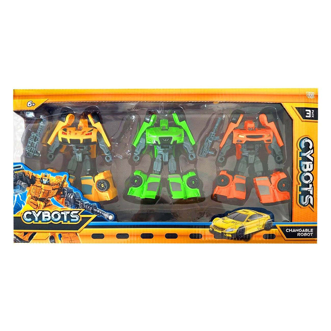 Cybots Triple Transformeer Pack - 3dlg.