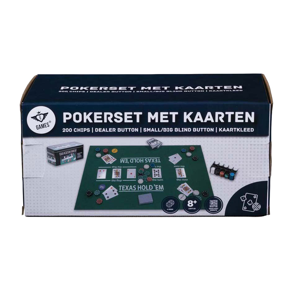 Pokerset Compleet met Kleed