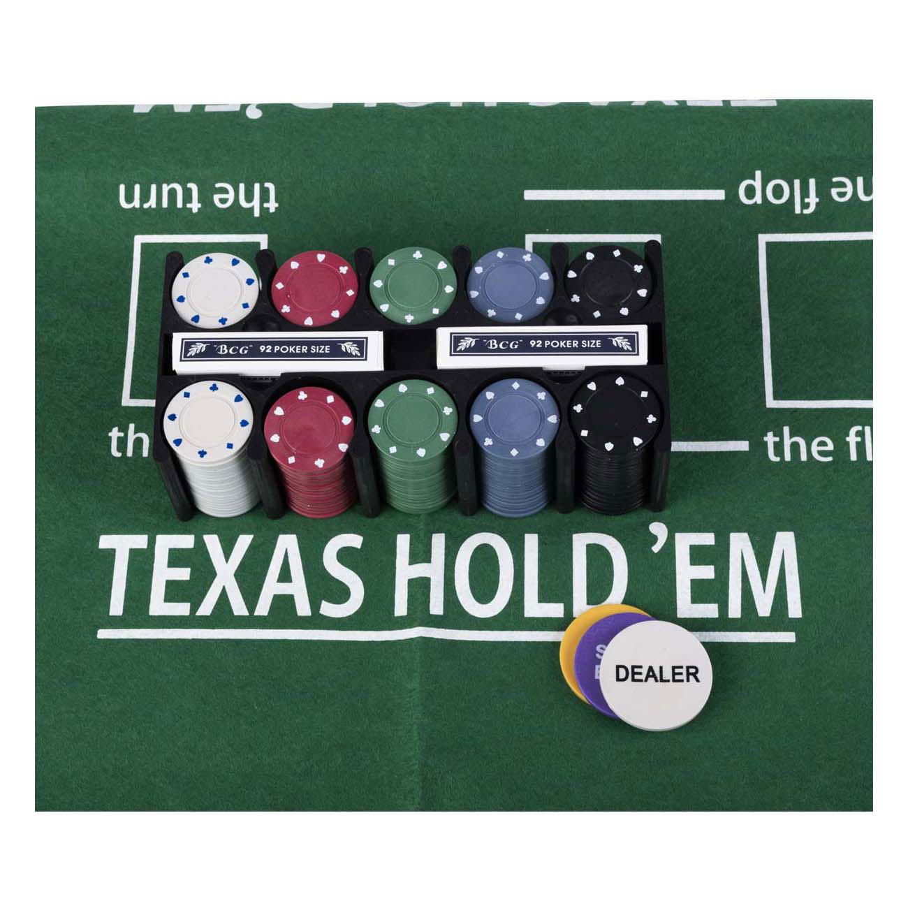 Pokerset Compleet met Kleed