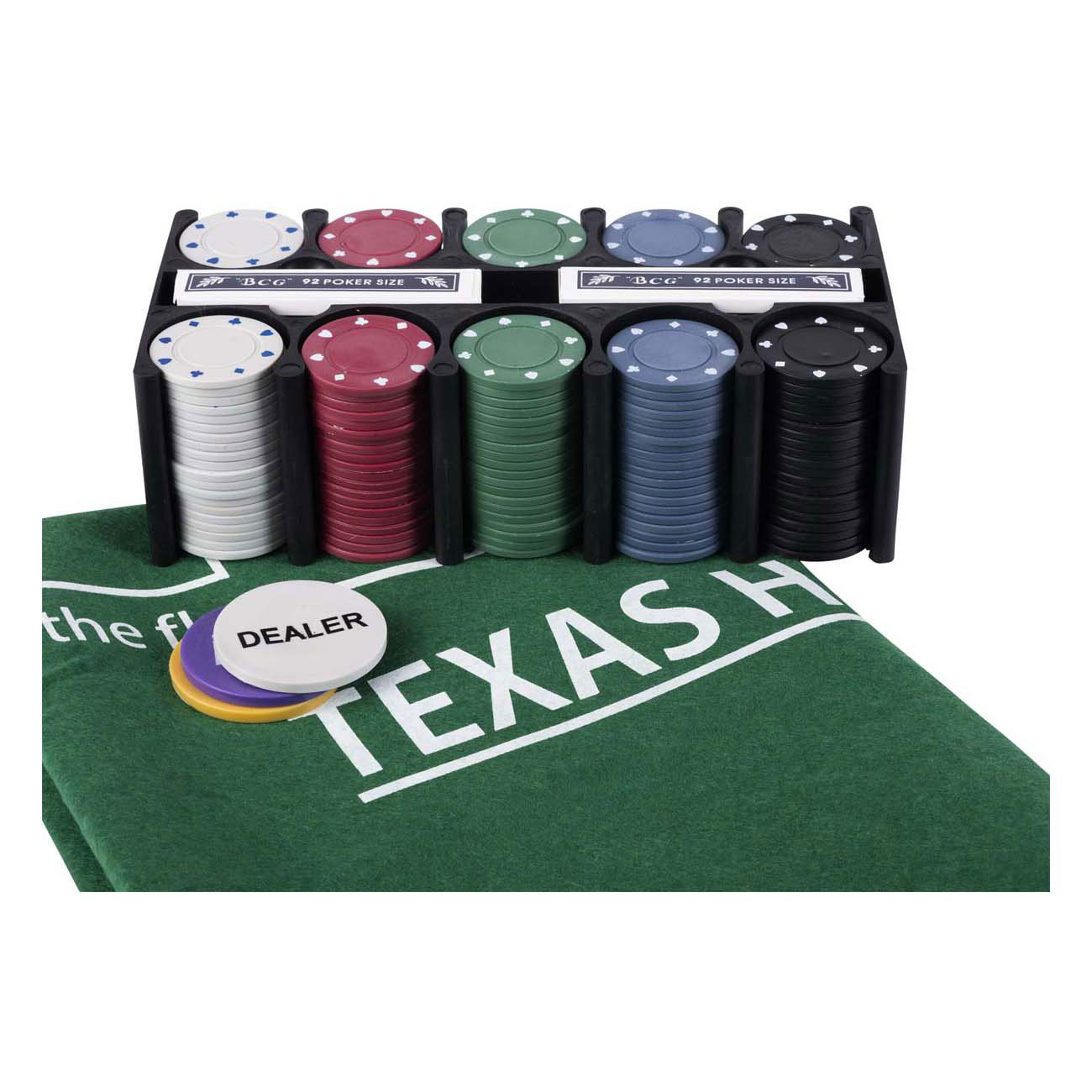 Pokerset Compleet met Kleed