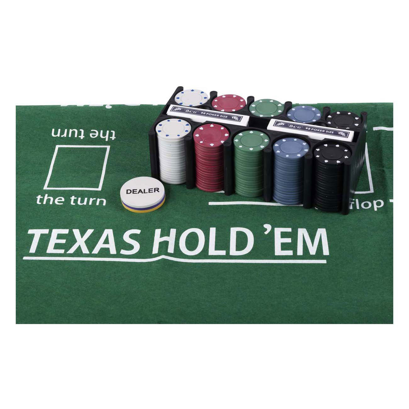 Pokerset Compleet met Kleed