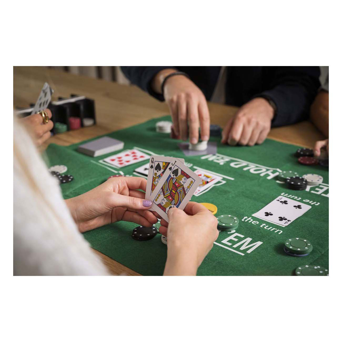 Pokerset Compleet met Kleed