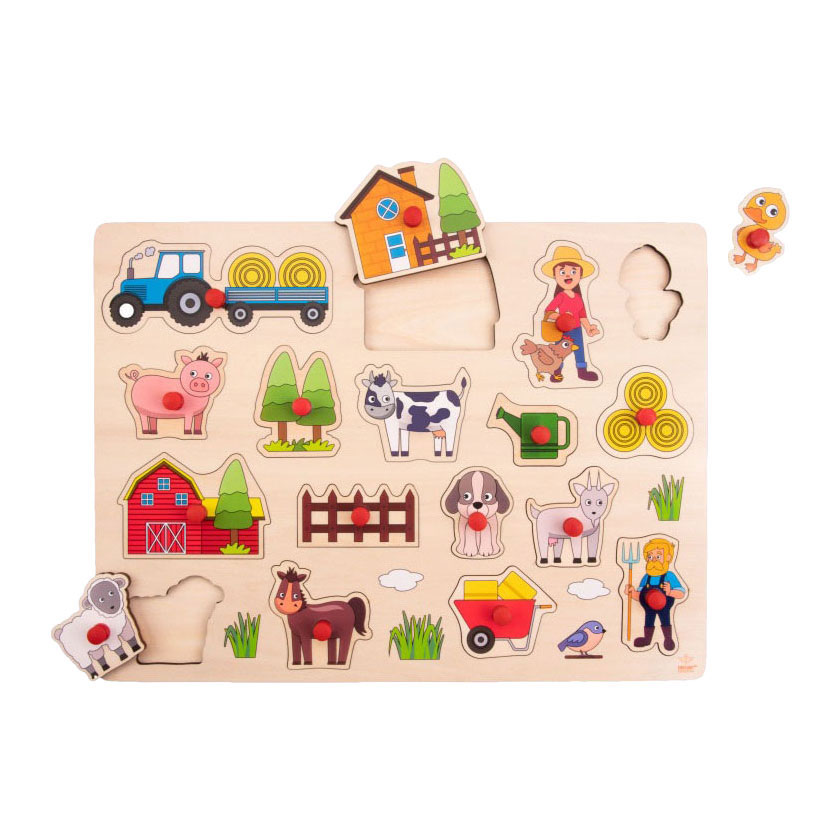 Noppenpuzzel Boerderij XXL