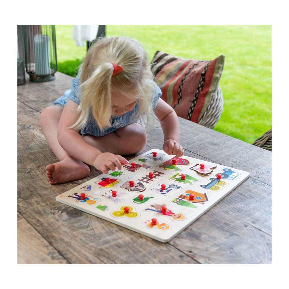 Noppenpuzzel Boerderij XXL