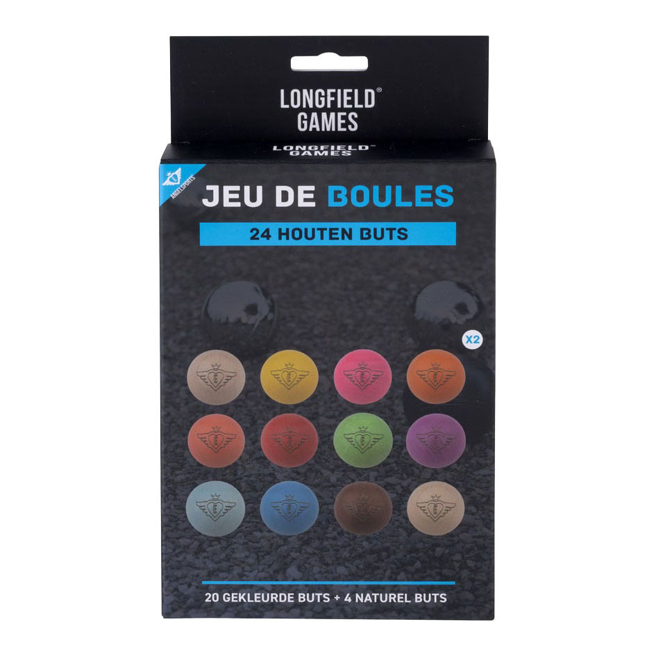 Jeu de Boules Buts 24 Houten Ballen - 30mm