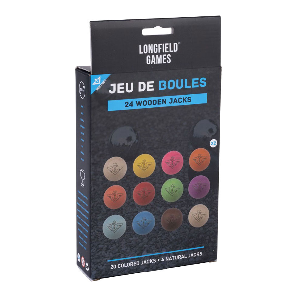 Jeu de Boules Buts 24 Houten Ballen - 30mm