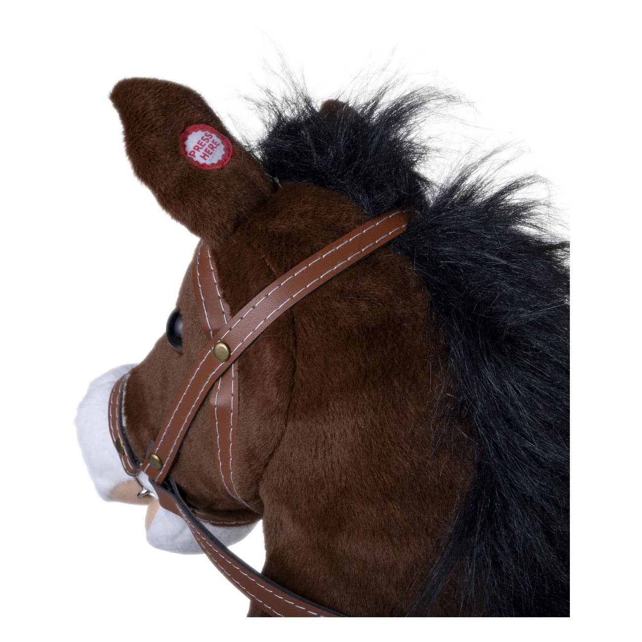 Houten Stokpaardje Bruin - 95cm