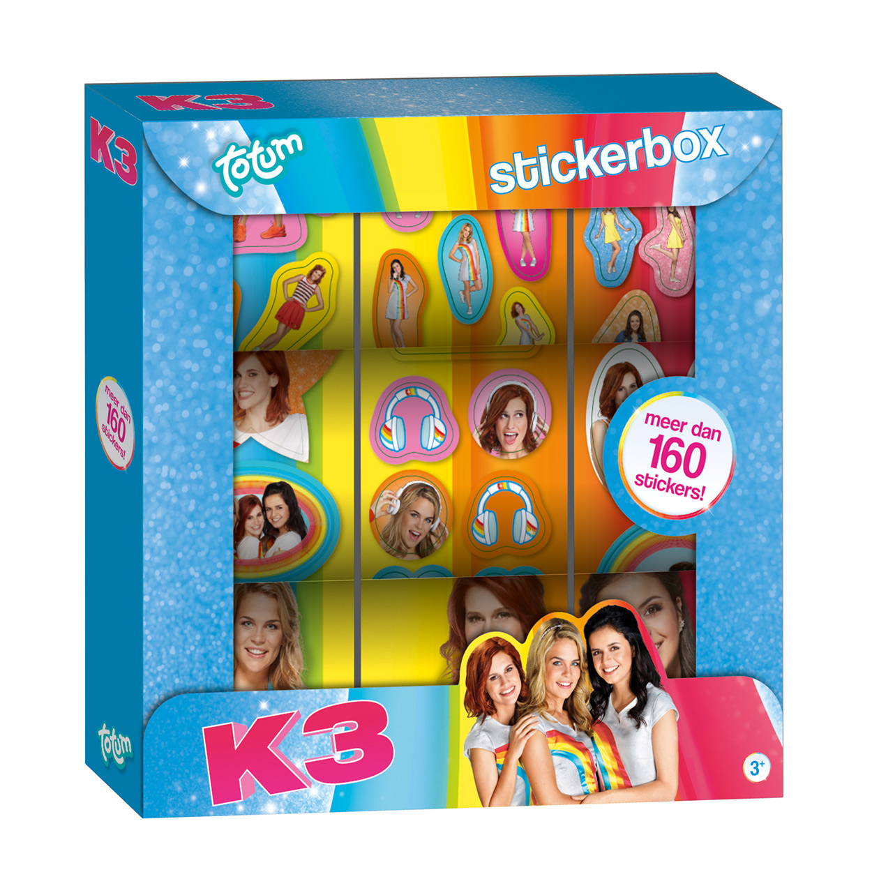 Totum K3 Stickerbox, 9 Rollen