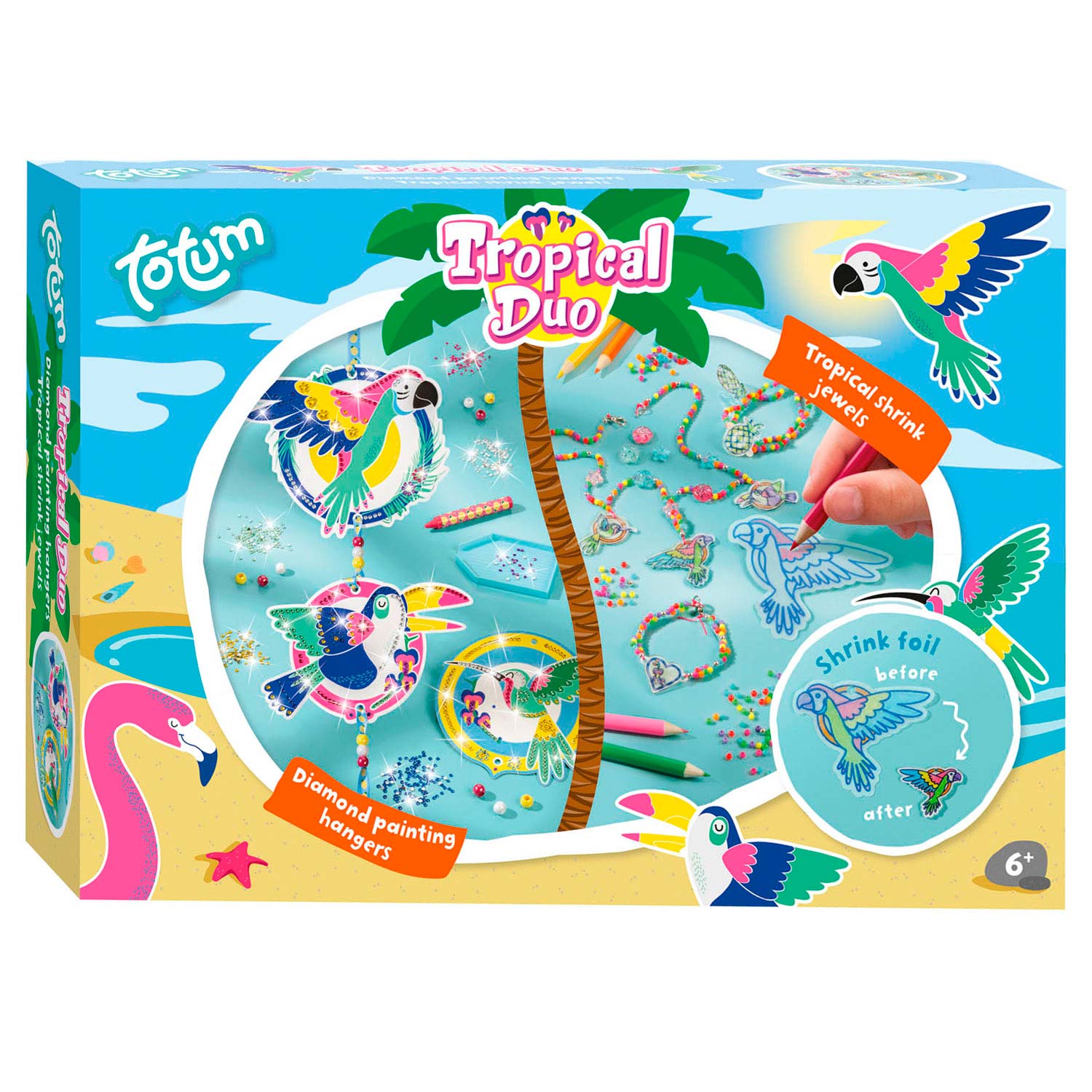 Totum Tropical Duo Knutselset, 2in1