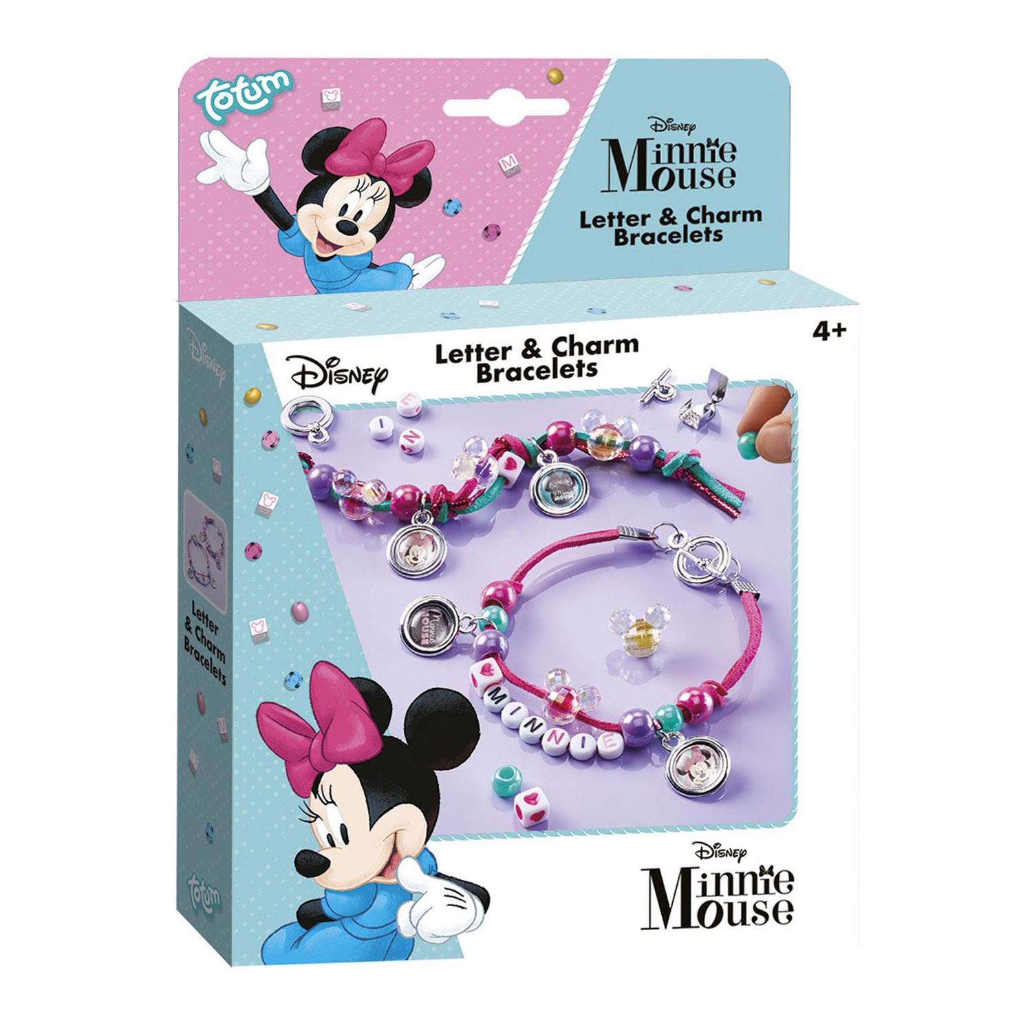 Totum Minnie Mouse - Letter & Charm Armbandjes