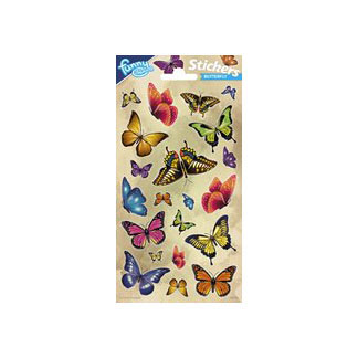 Stickerbogen Glitzer – Schmetterlinge