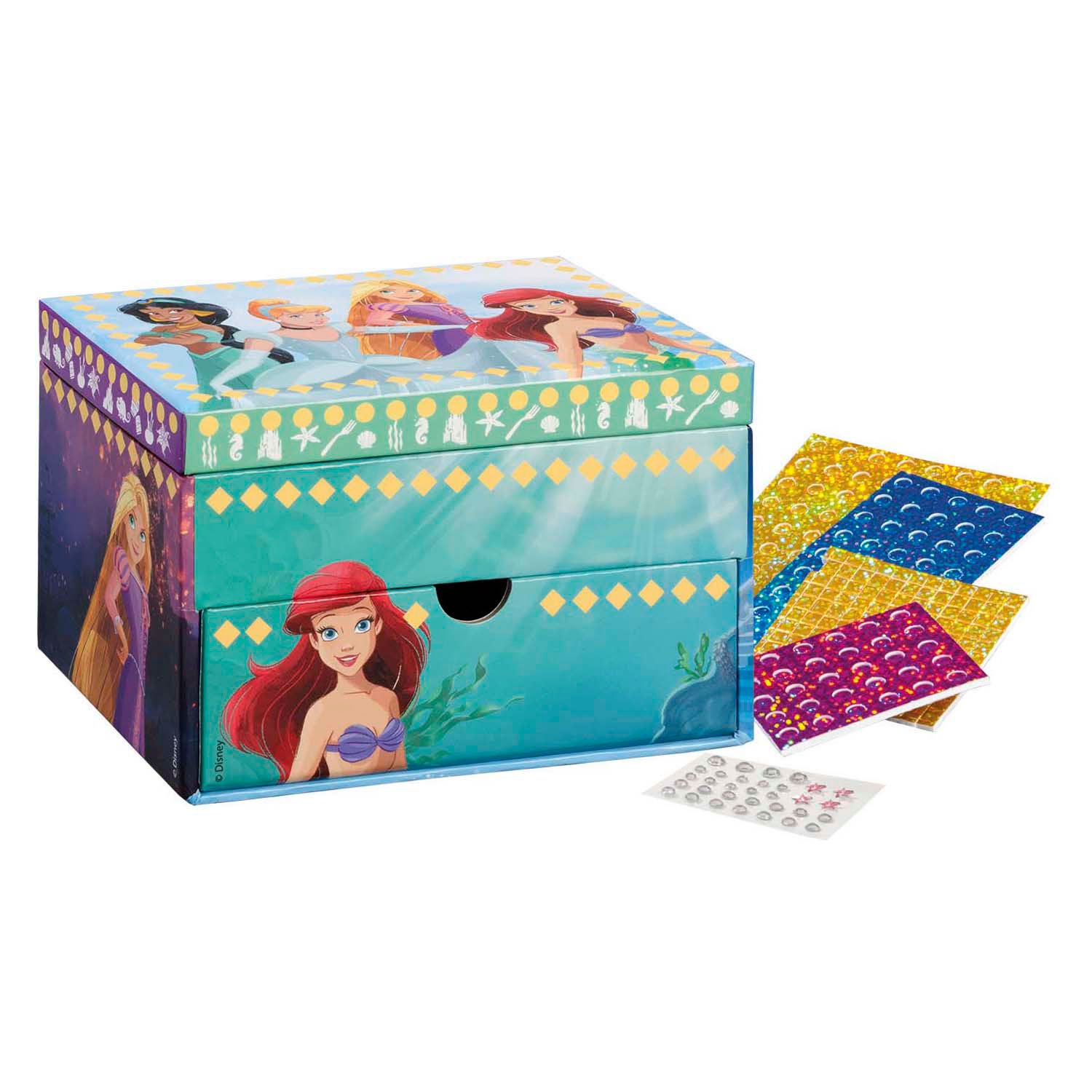 Totum Disney Prinses Mosaik-Schmuckschatulle herstellen