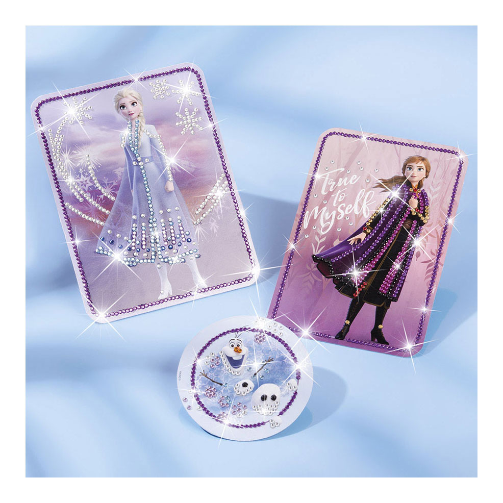 Totum 2-in-1-Bastelset „ Frozen “ mit Diamantmalerei und Armbandherstellung