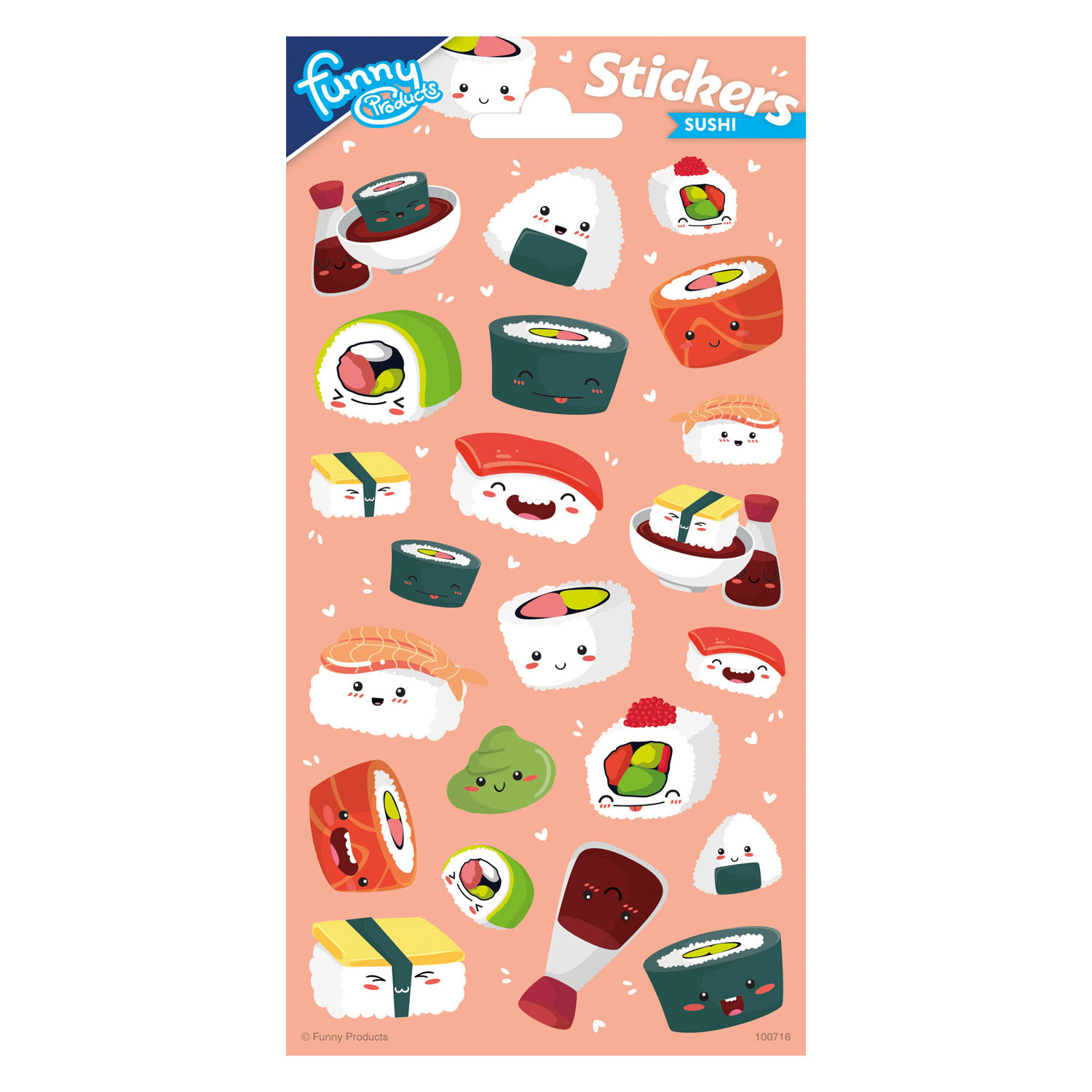 Stickervel Sushi Kawaii