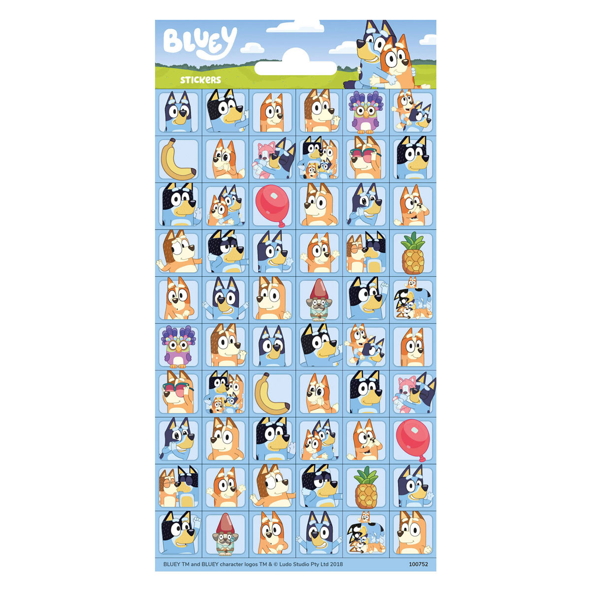 Stickervel Bluey Mini