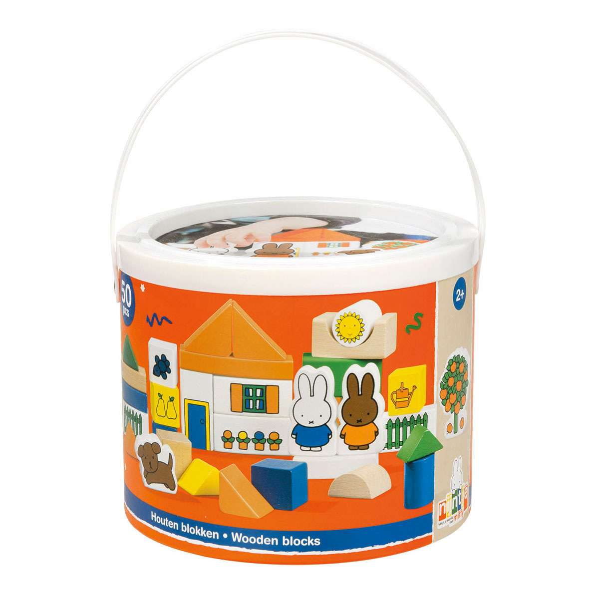 Bloc Barrel Bois Miffy, 50 pcs.