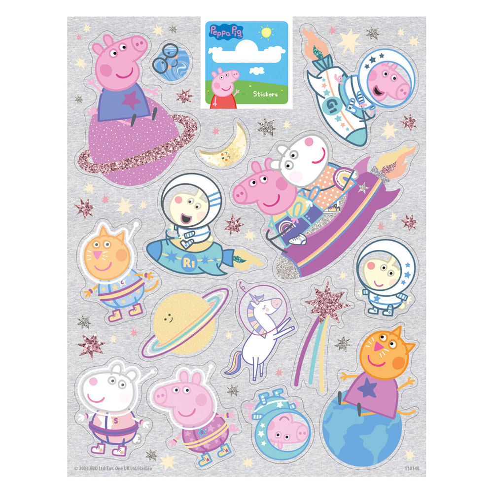 Stickervel Groot Peppa Pig