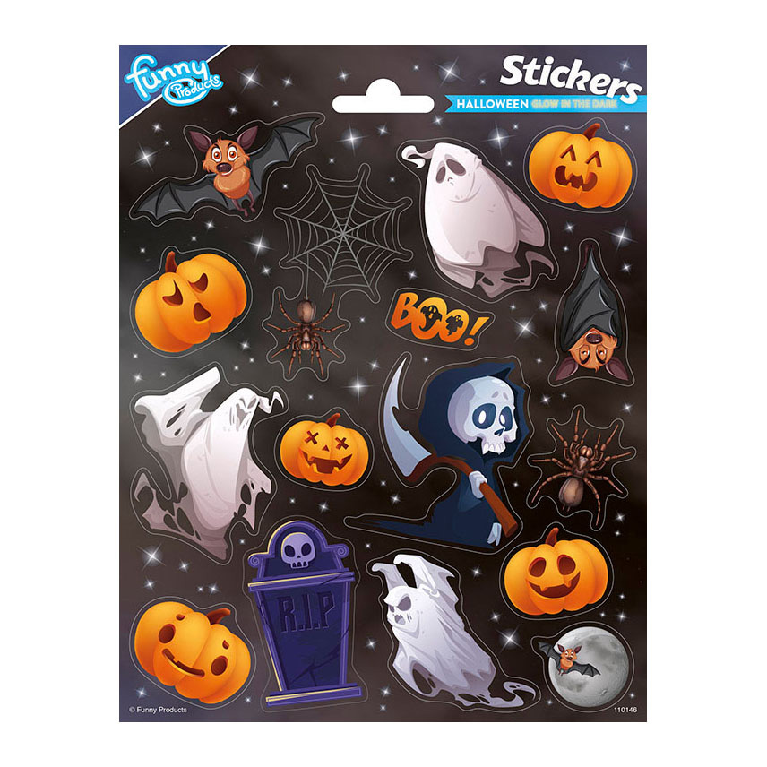 Stickervel Glow in the Dark Halloween