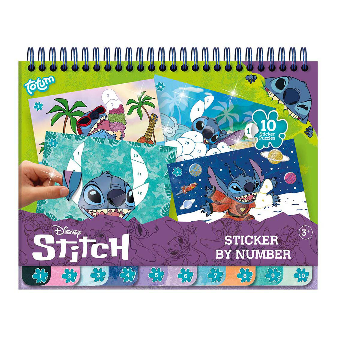 Totum Stickerern op Nummer Boek Stitch