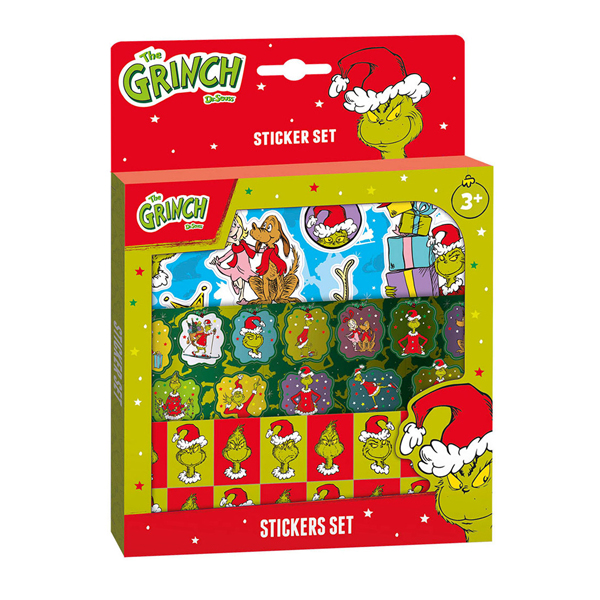 Ensemble d’autocollants Totum Grinch