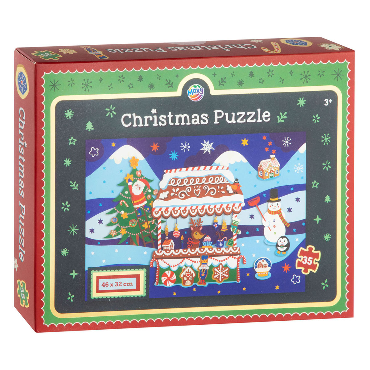 Puzzle de Noël 46x32cm - 35 pièces.