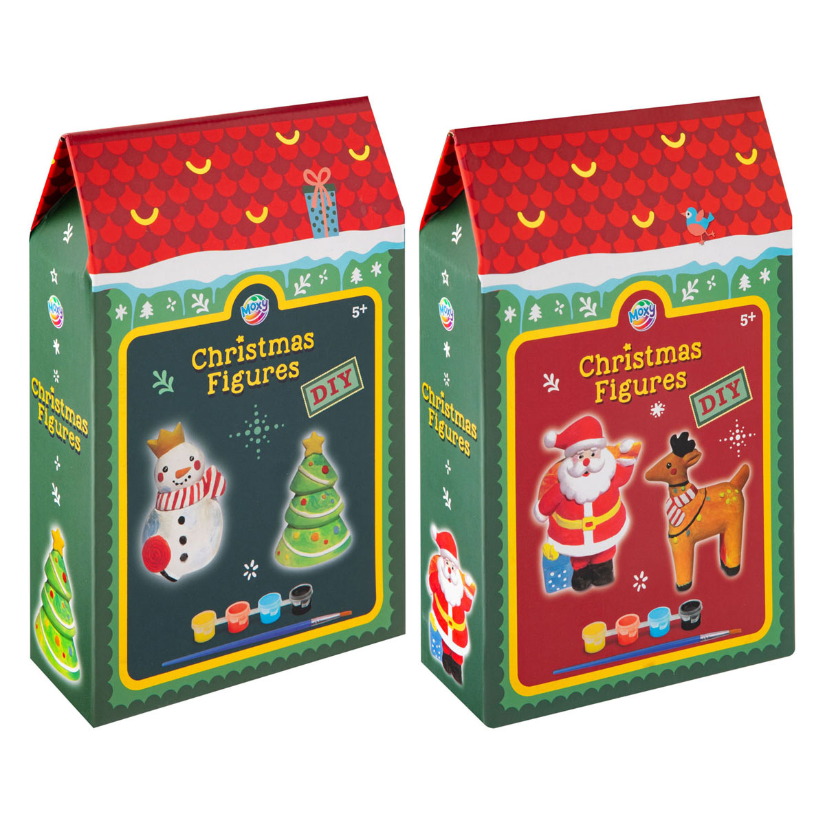 Beschilder je Eigen Kerstfiguur - Inclusief Kwast en Verf