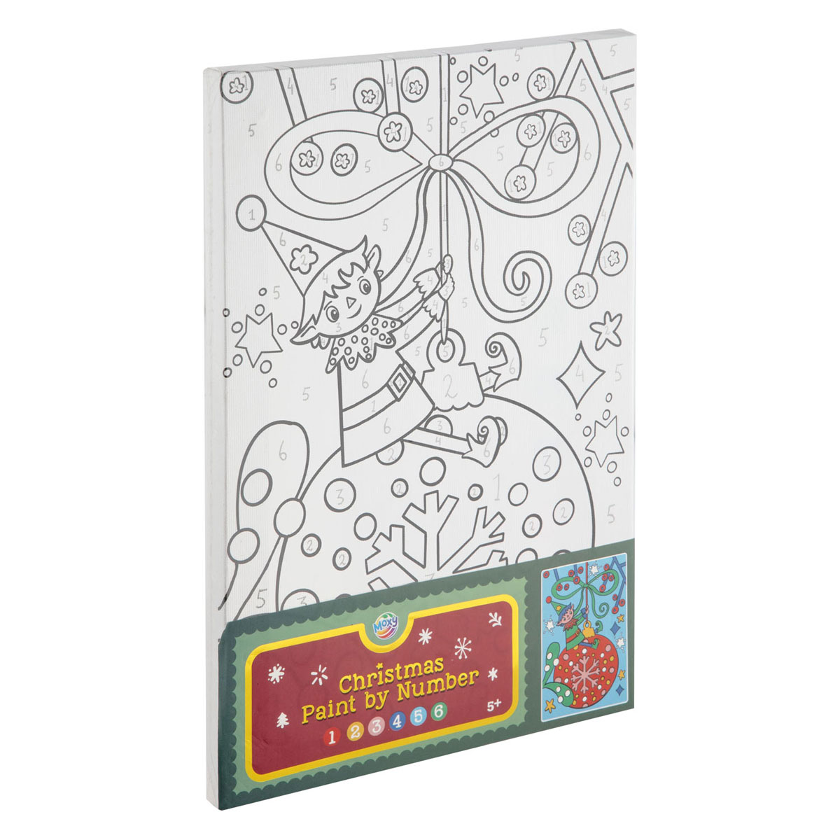 Schilderen op Nummer Canvas Kerstmis - A4