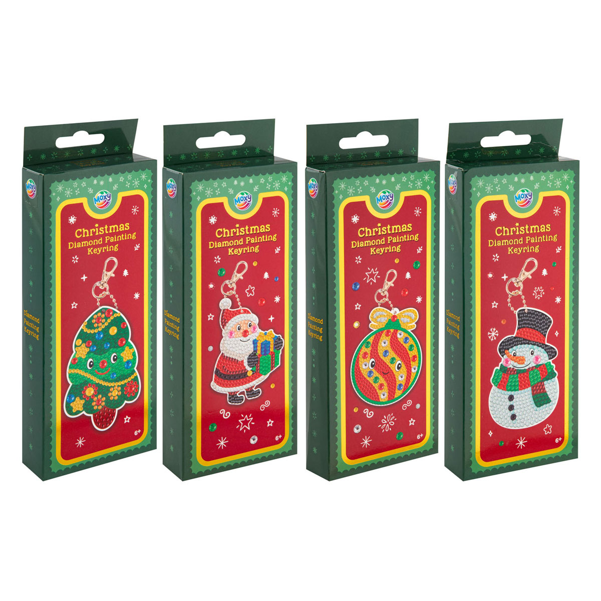 Porte-clés peinture diamant Noël