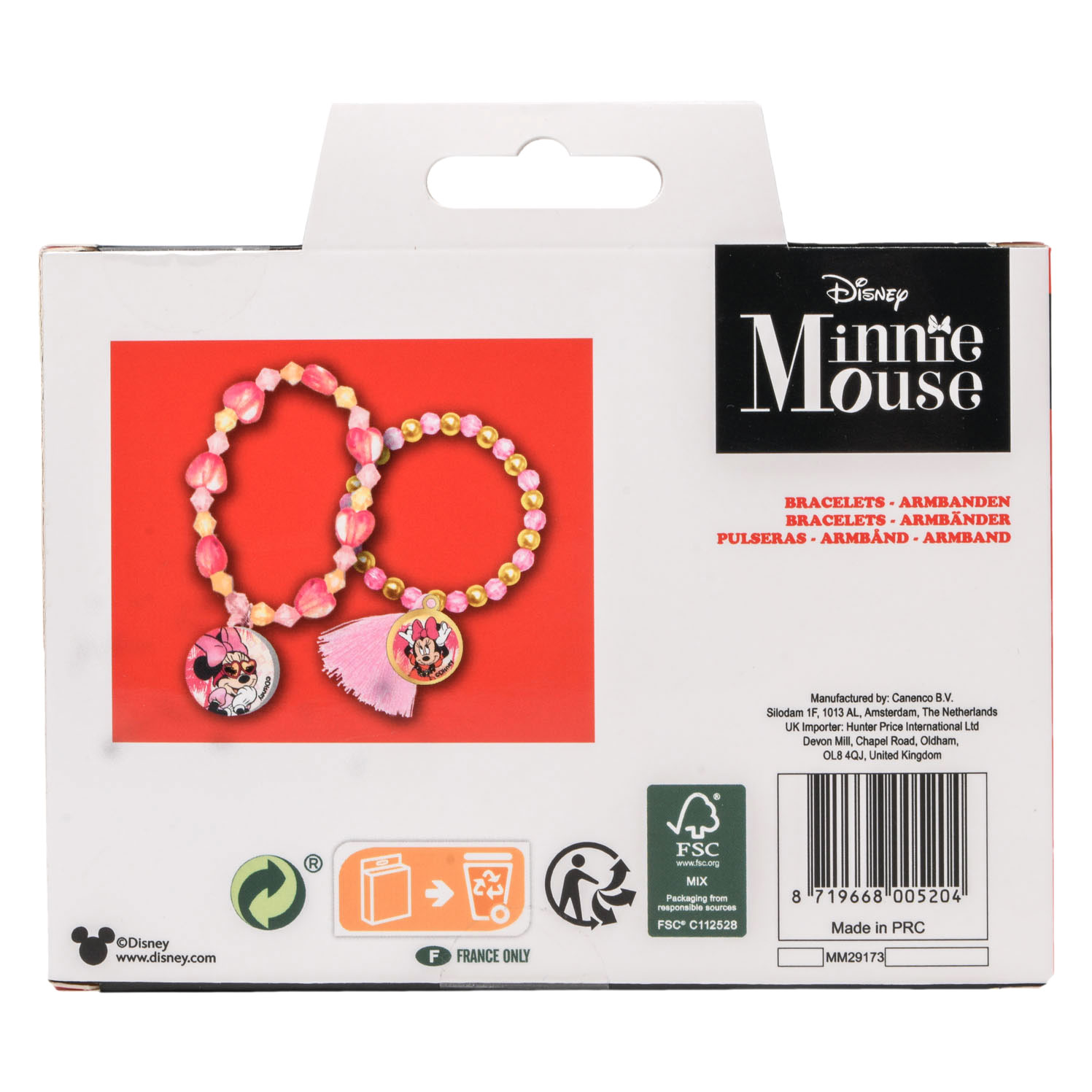 Minnie Mouse Armbanden Set