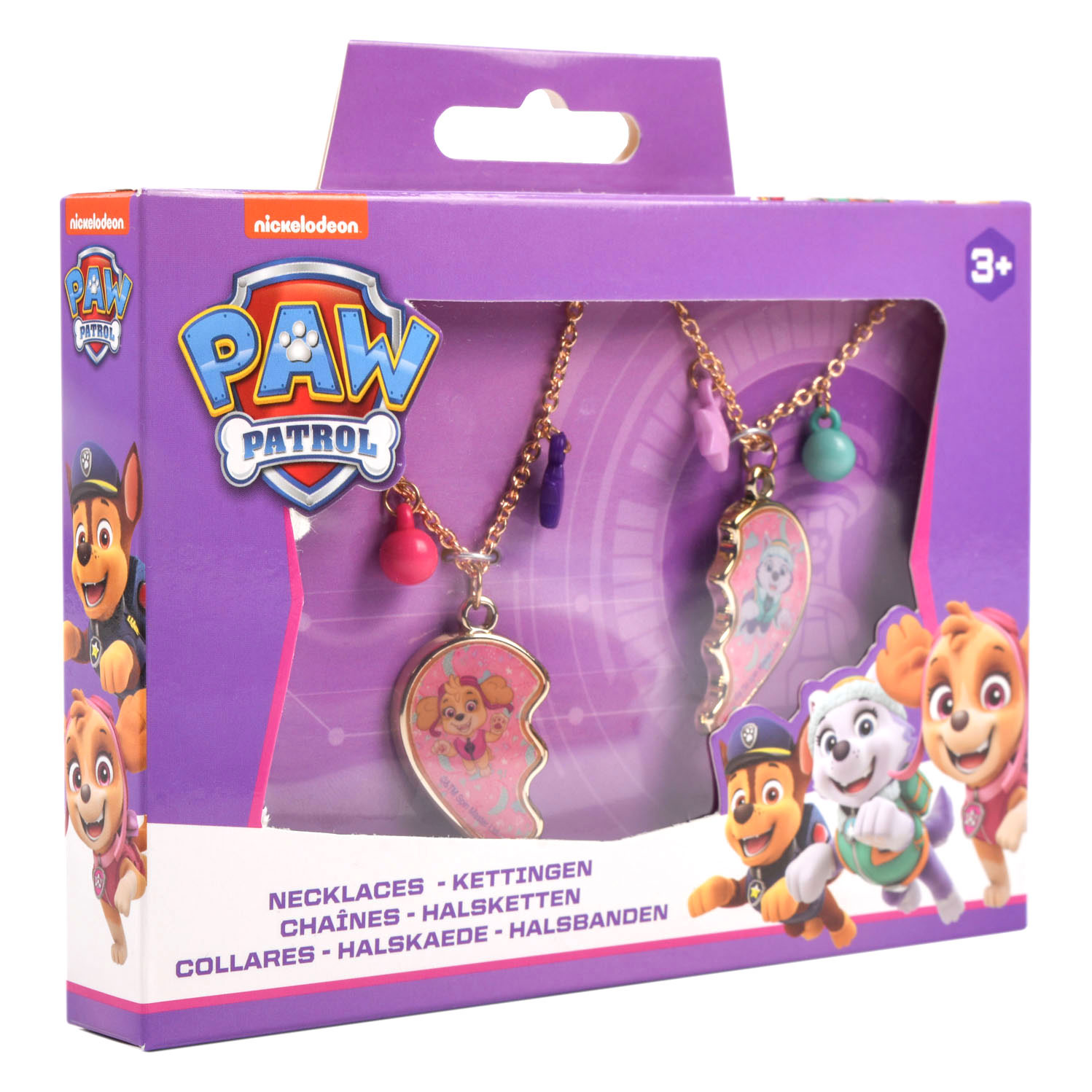 PAW PATROL RUBBLE PENDANT SILVER PLATED CHAIN 16 INCH GIFT BOX BIRTHDAY  TOYS | eBay