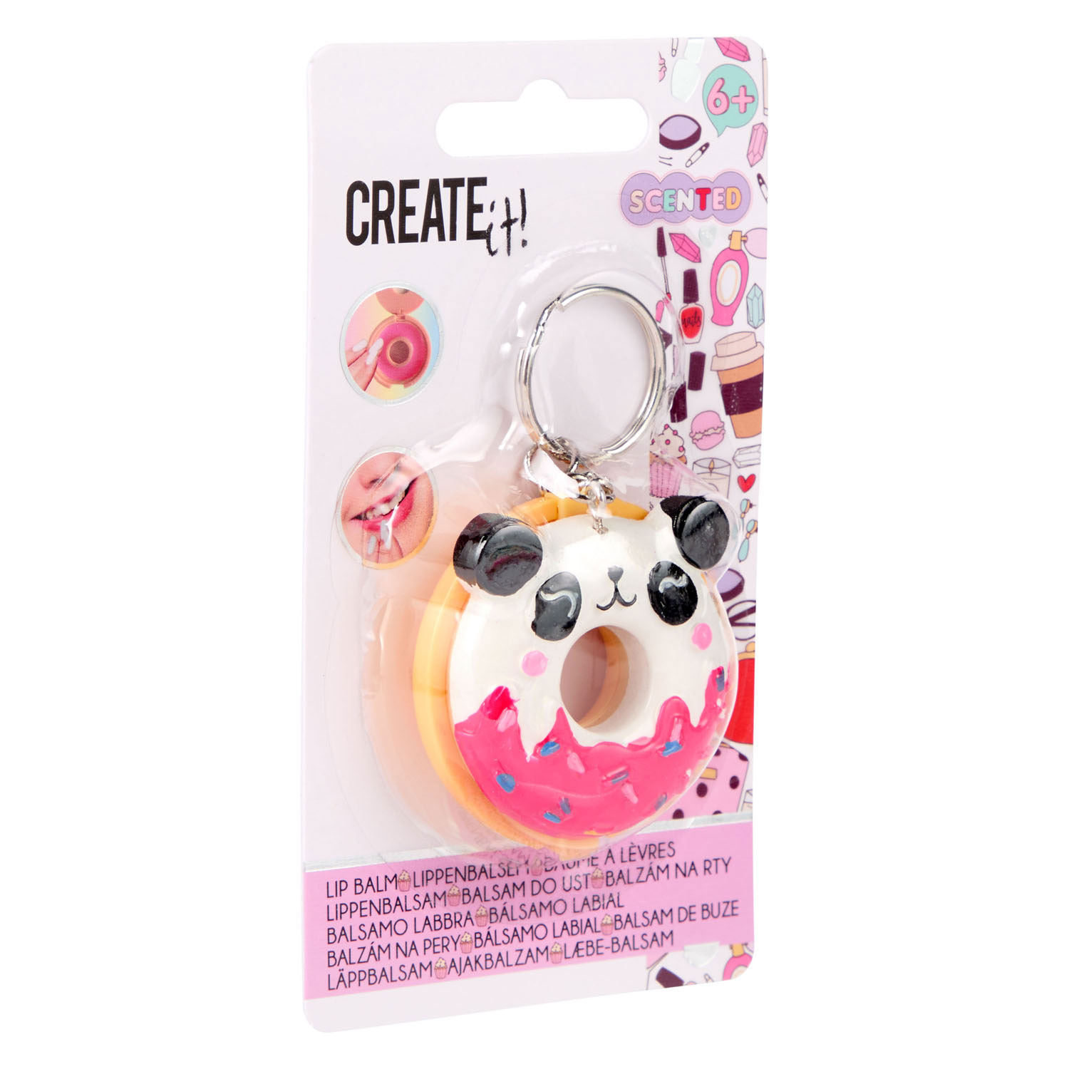 Create it! Beauty Sleutelhanger Donut met Lippenbalsem