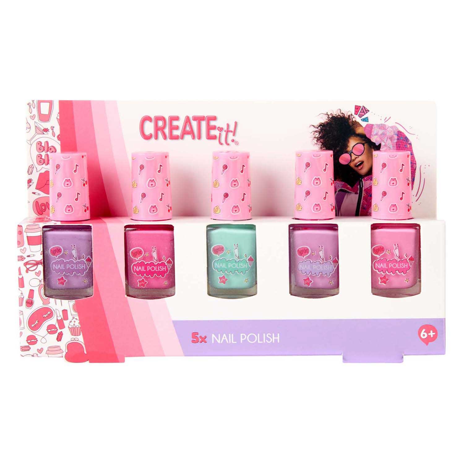 Create it! Nagellak, 5st.