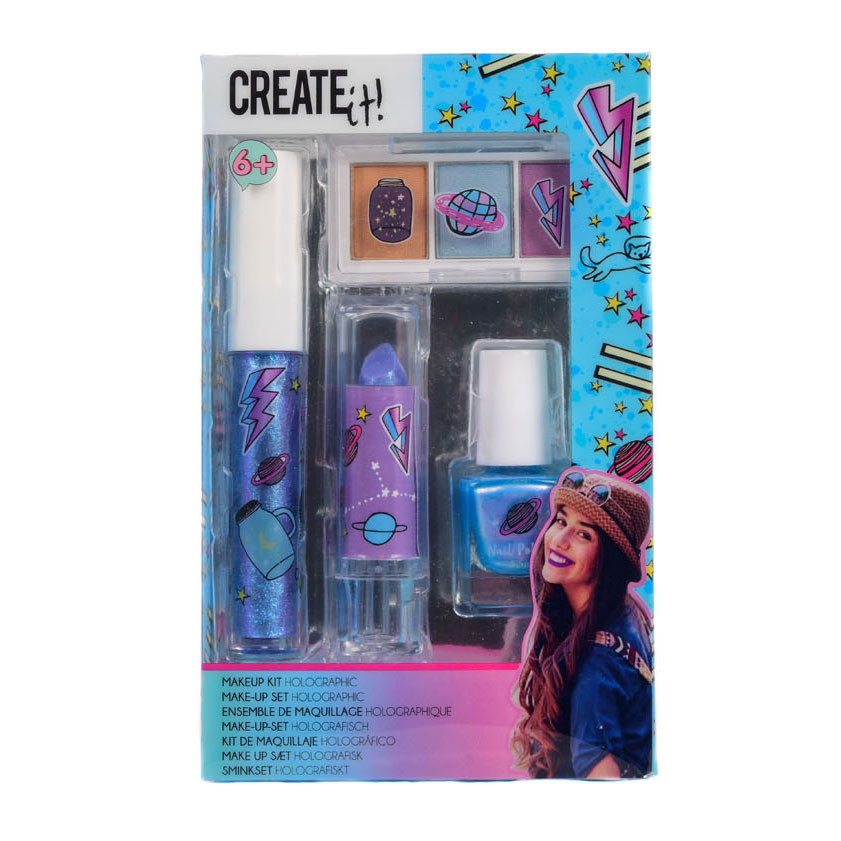 Create It! Make-up-Set Holographic, 4-tlg