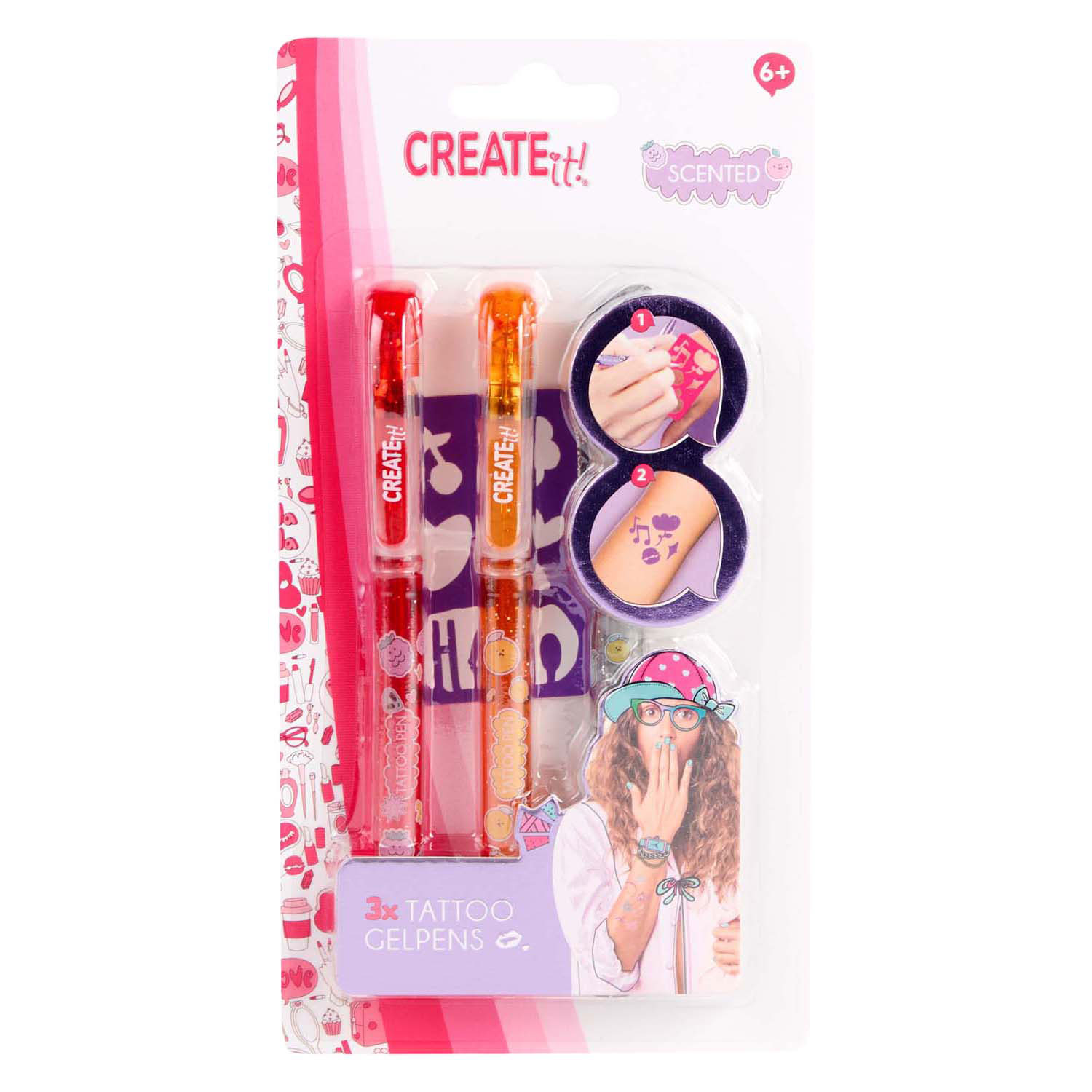 Stylos parfumés pour tatouage, 3 Create It! + modèle