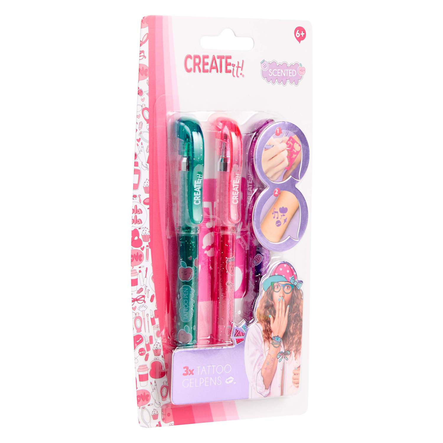 Stylos parfumés pour tatouage, 3 Create It! + modèle