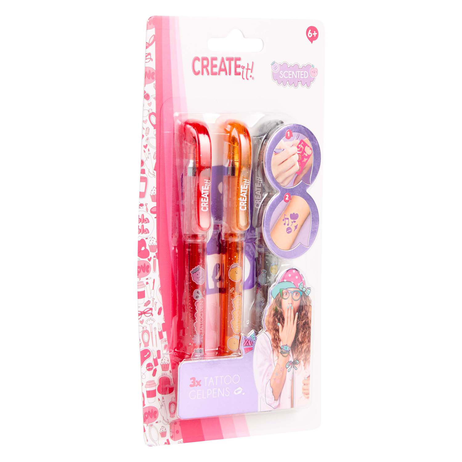 Stylos parfumés pour tatouage, 3 Create It! + modèle
