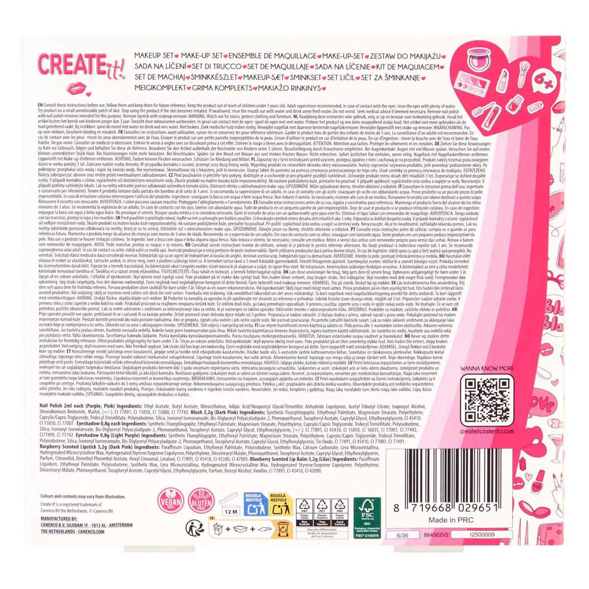 Create it! Make-up Set, 13dlg.