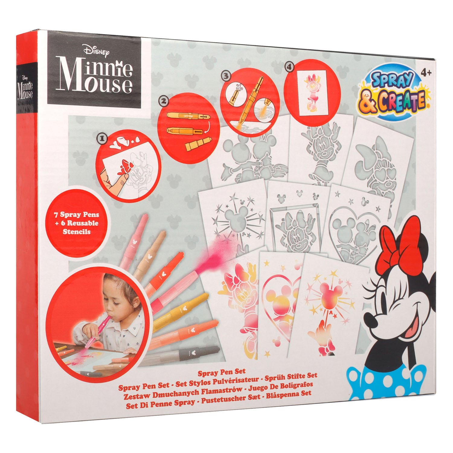Ensemble de stylos à bille Minnie Mouse