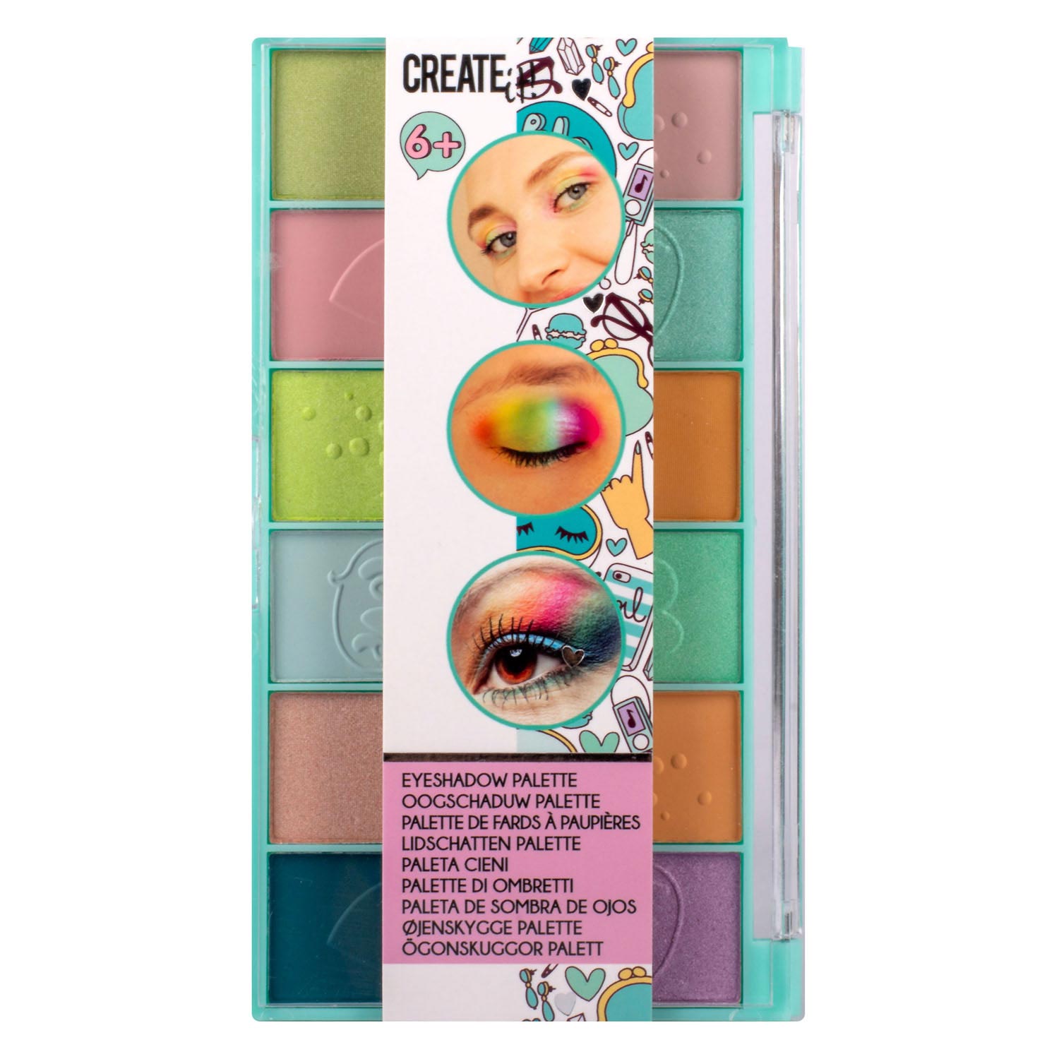 Create It! Beauty-Lidschatten-Palette, 12 Farben!