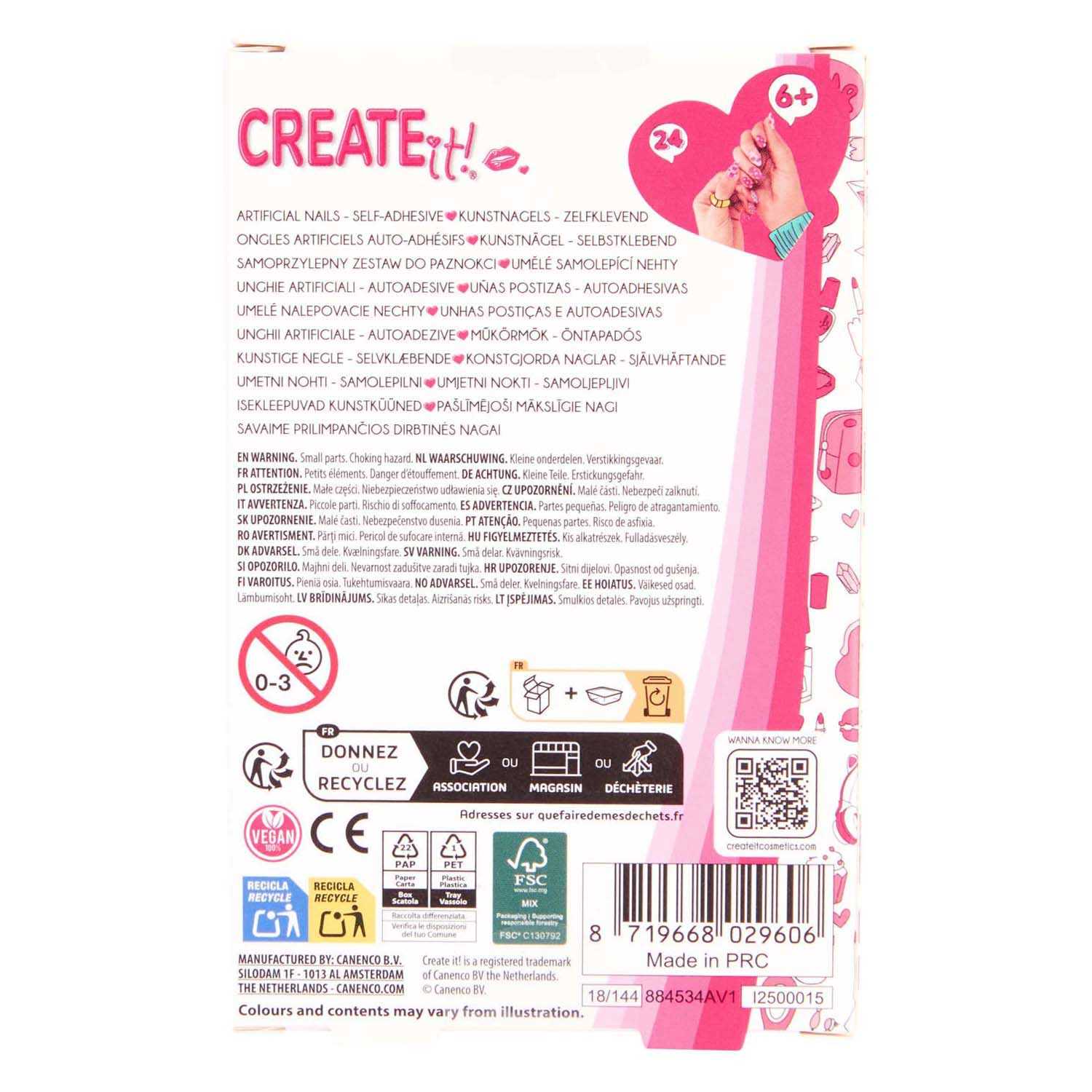 Create it! Kunstnagels Zelfklevend