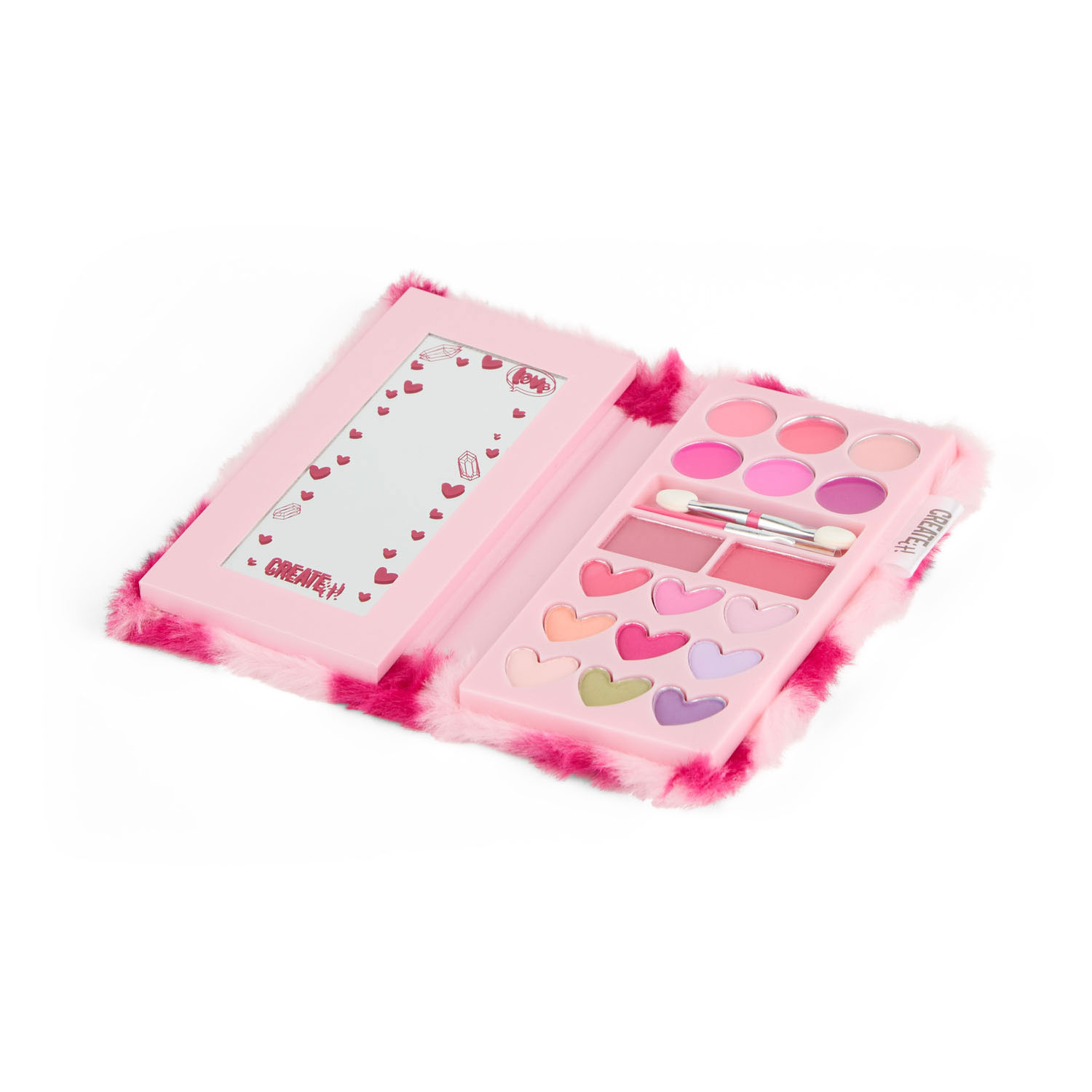 Create It! Carnet de Maquillage Coeur Fluffy